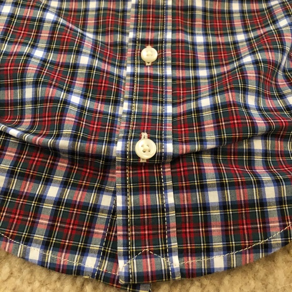 Ralph Lauren | Shirts & Tops | Ralph Lauren Plaid Baby Boy Button Down ...